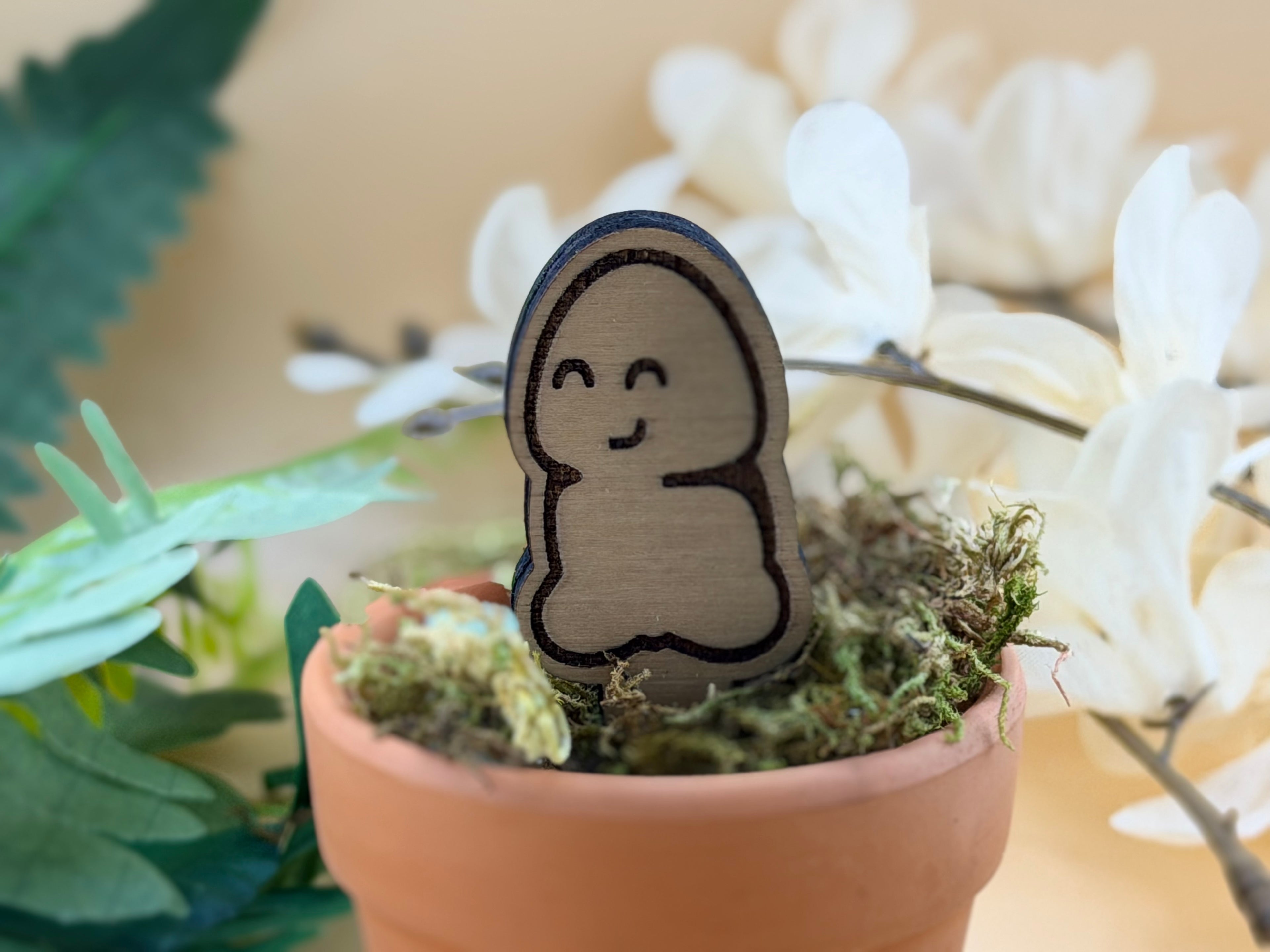 Chubby Bud™ — Wooden Plant Stake (Unpotted)