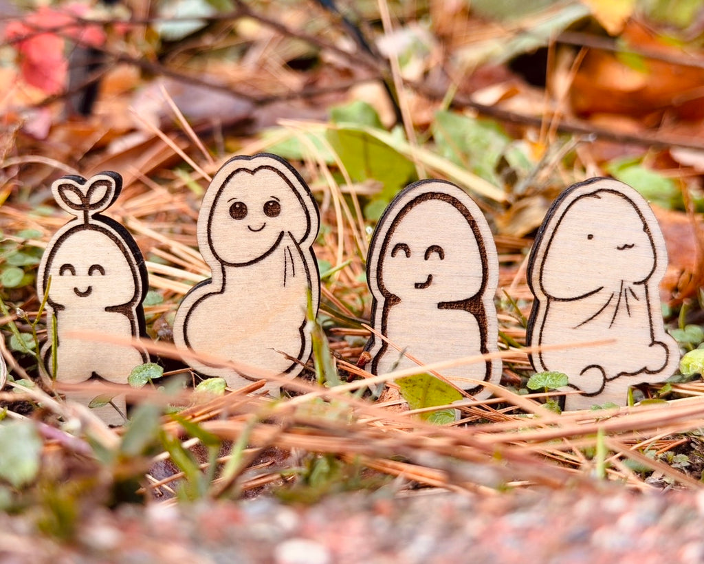 Complete Potted Willies™ Set — Lil Sprout, Chunk, Chubby Bud, Dozy Willie