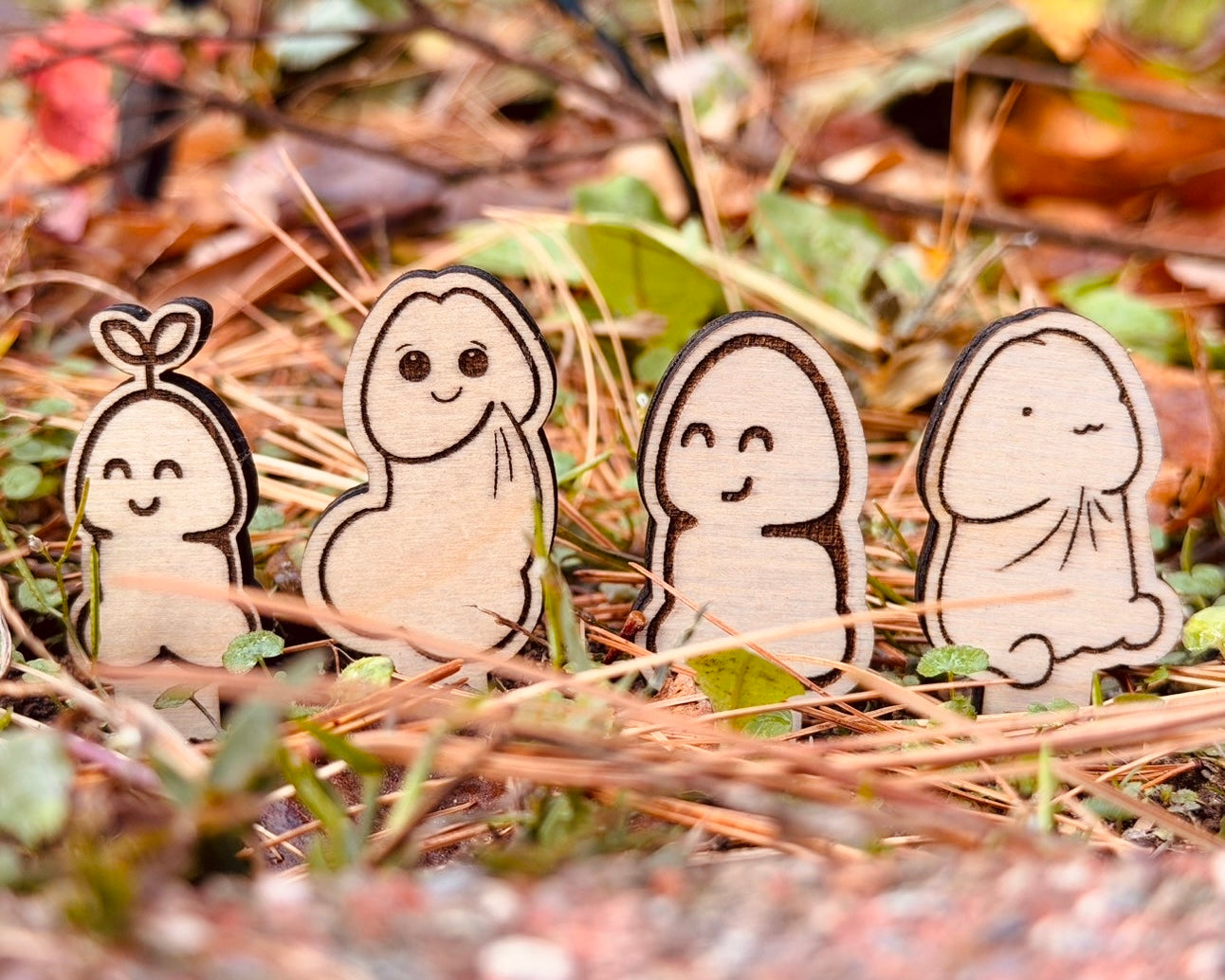 Complete Potted Willies™ Set — Lil Sprout, Chunk, Chubby Bud, Dozy Willie