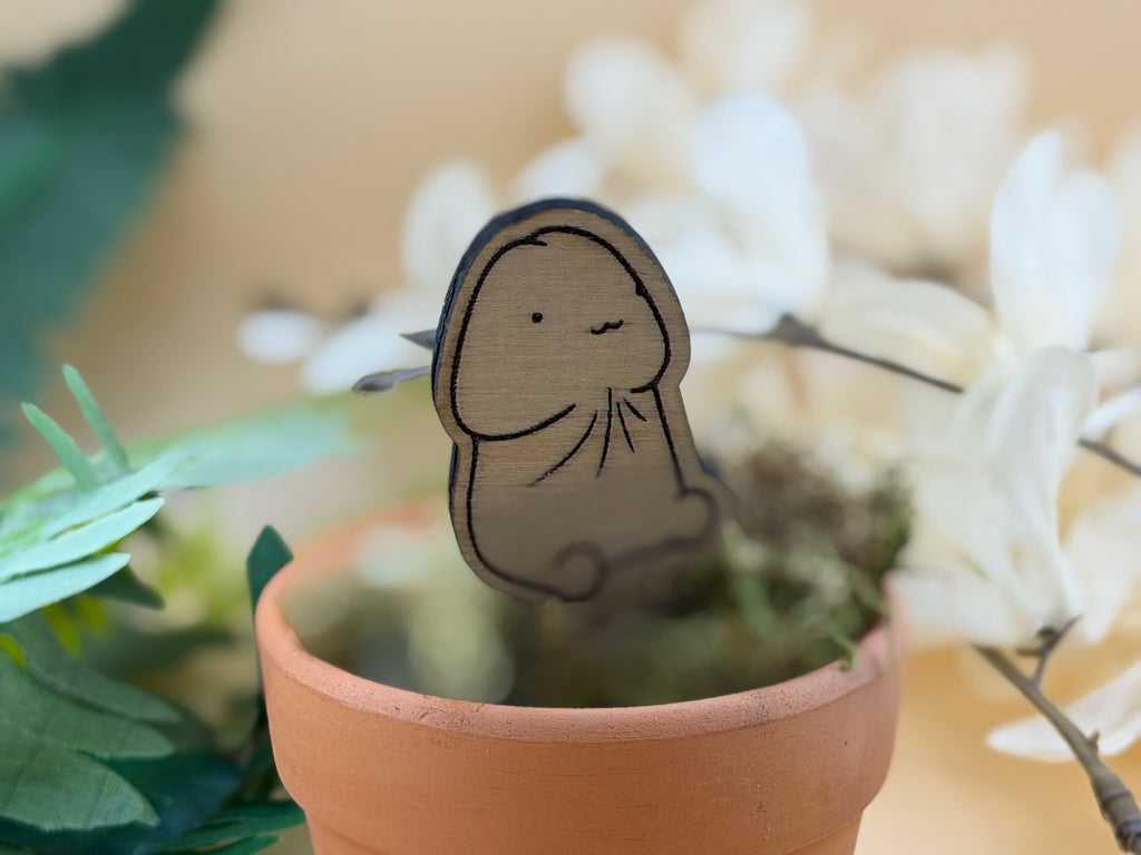 Chunk™ — Wooden Plant Stake (Unpotted)